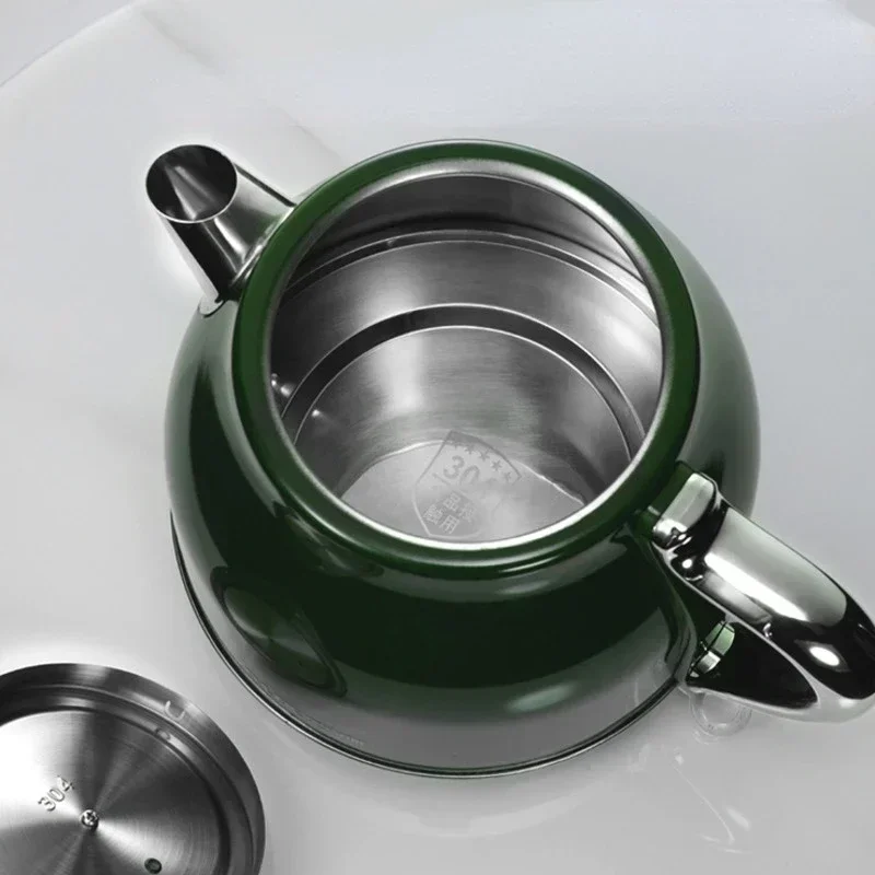 Kitchen Appliances Green - Ретро-чайник для дома: высококачественный электрический чайник
