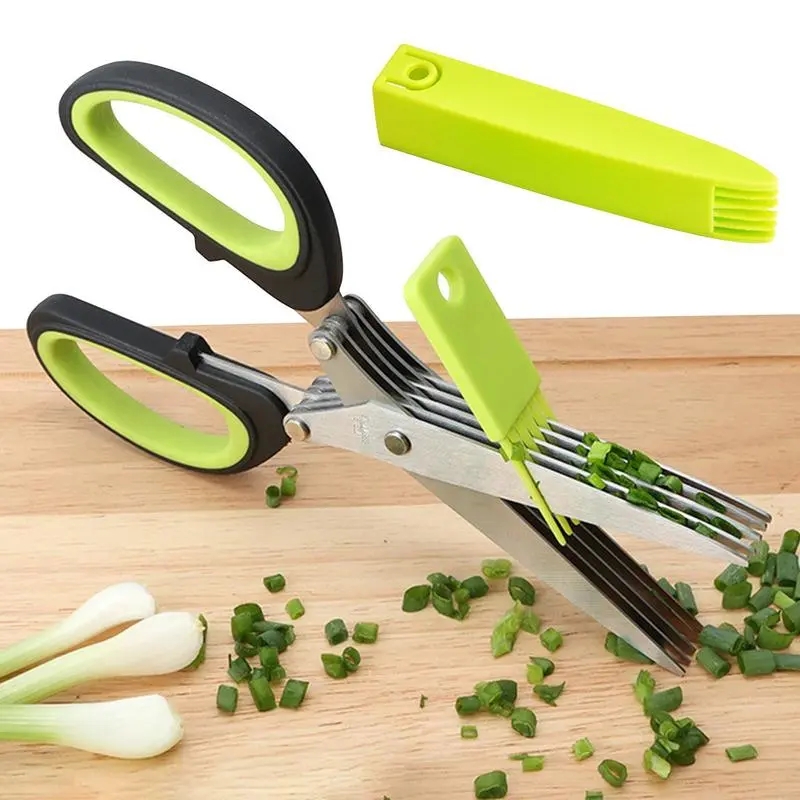 Kitchen Appliances Green - Многослойные ножницы из нержавеющей стали, кухонные