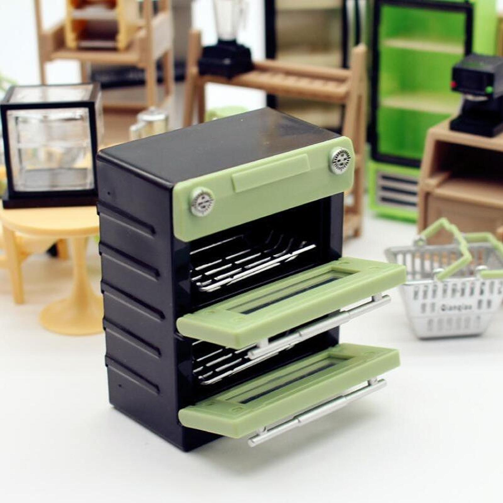 Kitchen Appliances Green - Миниатюрная кухонная техника: печь для кукольного