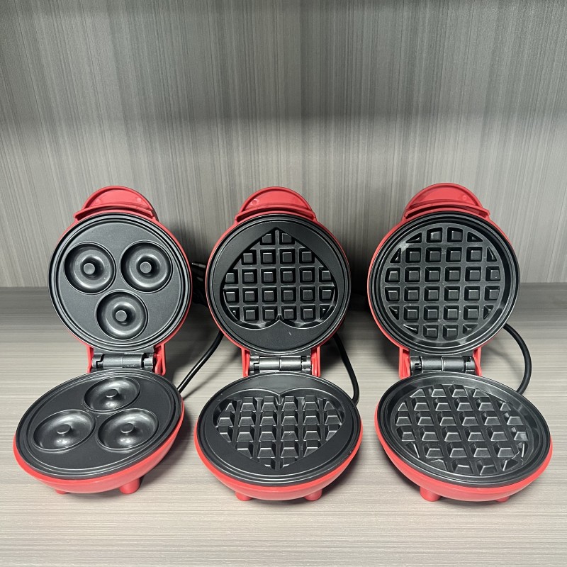 Sandwich Press Grill - Многофункциональная мини-вафельница в форме сердца с