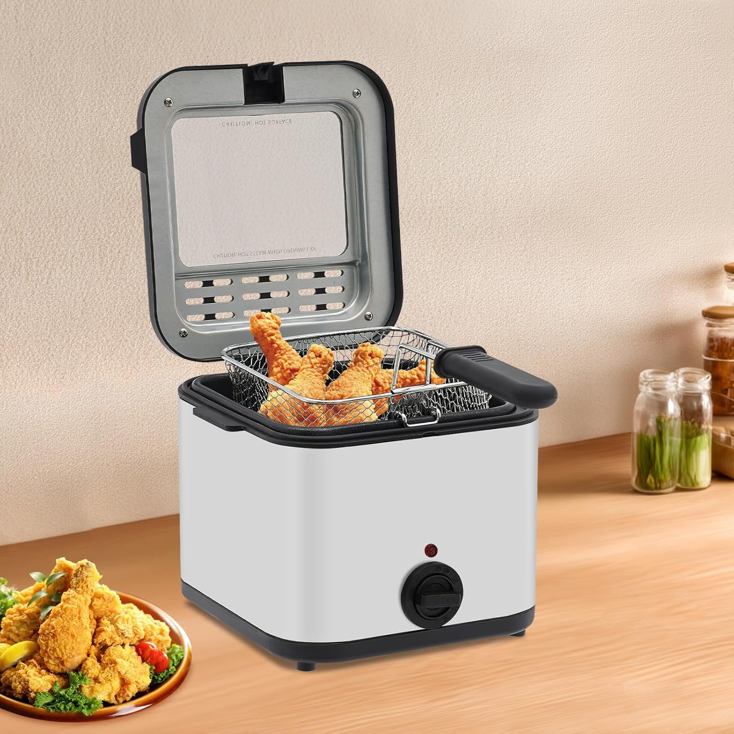 Kitchen Appliances Countertop - Электрическая фритюрница для столешницы, 2,64 л,