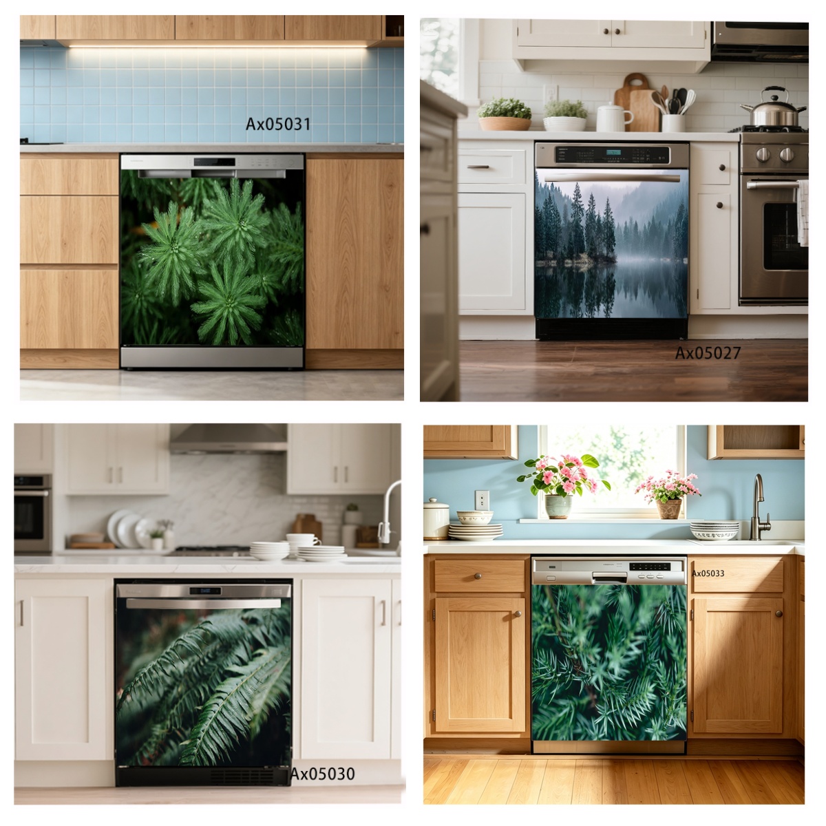 Kitchen Appliances Green - Наклейка на кухонную технику и мебель