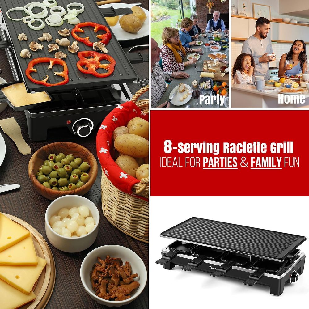 Раклет-гриль, электрический на – обзор и цена Raclette Grill Table