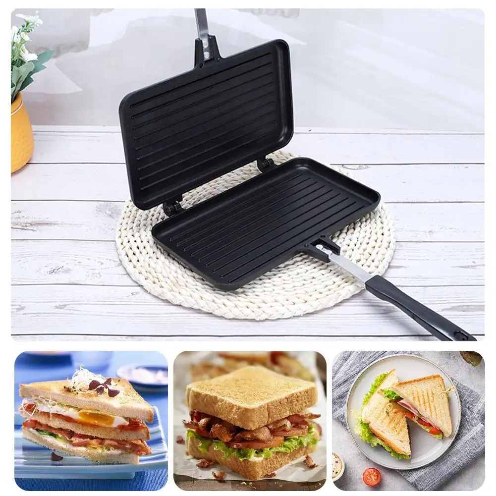 Двусторонняя сковорода с антип – обзор и цена Sandwich Press Grill