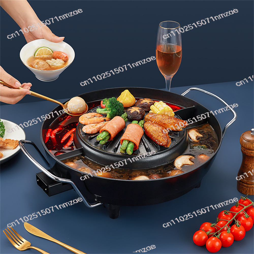 Электрическая сковорода-гриль  – обзор и цена Hot Pot Electric